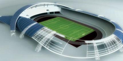طراحی سه بعدی استادیوم ورزشی